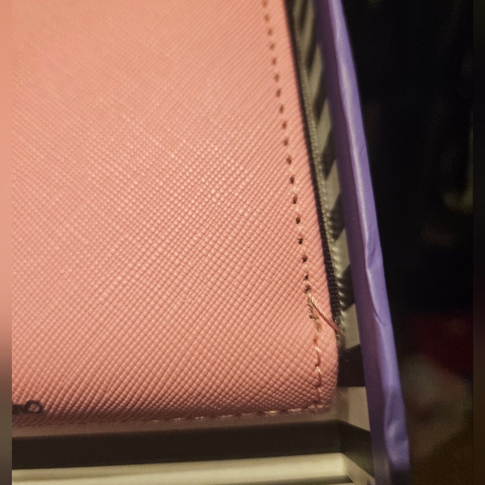Marc Tetro Pink Yorkie Dog Wallet - Picture 6 of 6